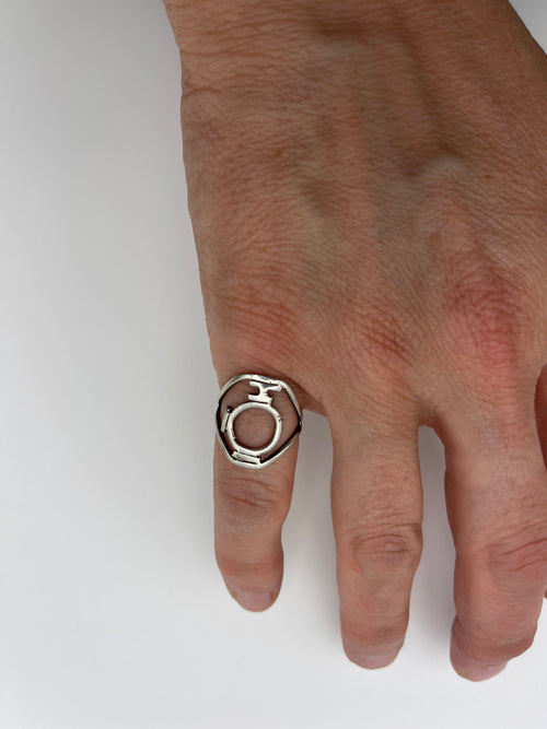 Sterling UT(Utilityman) Ring